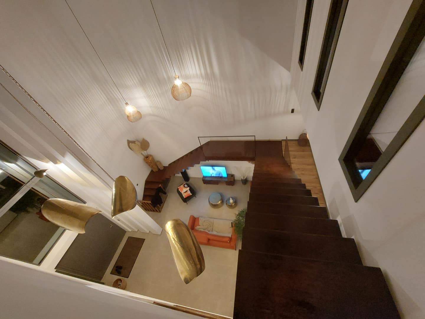 Escalier métallique intérieur