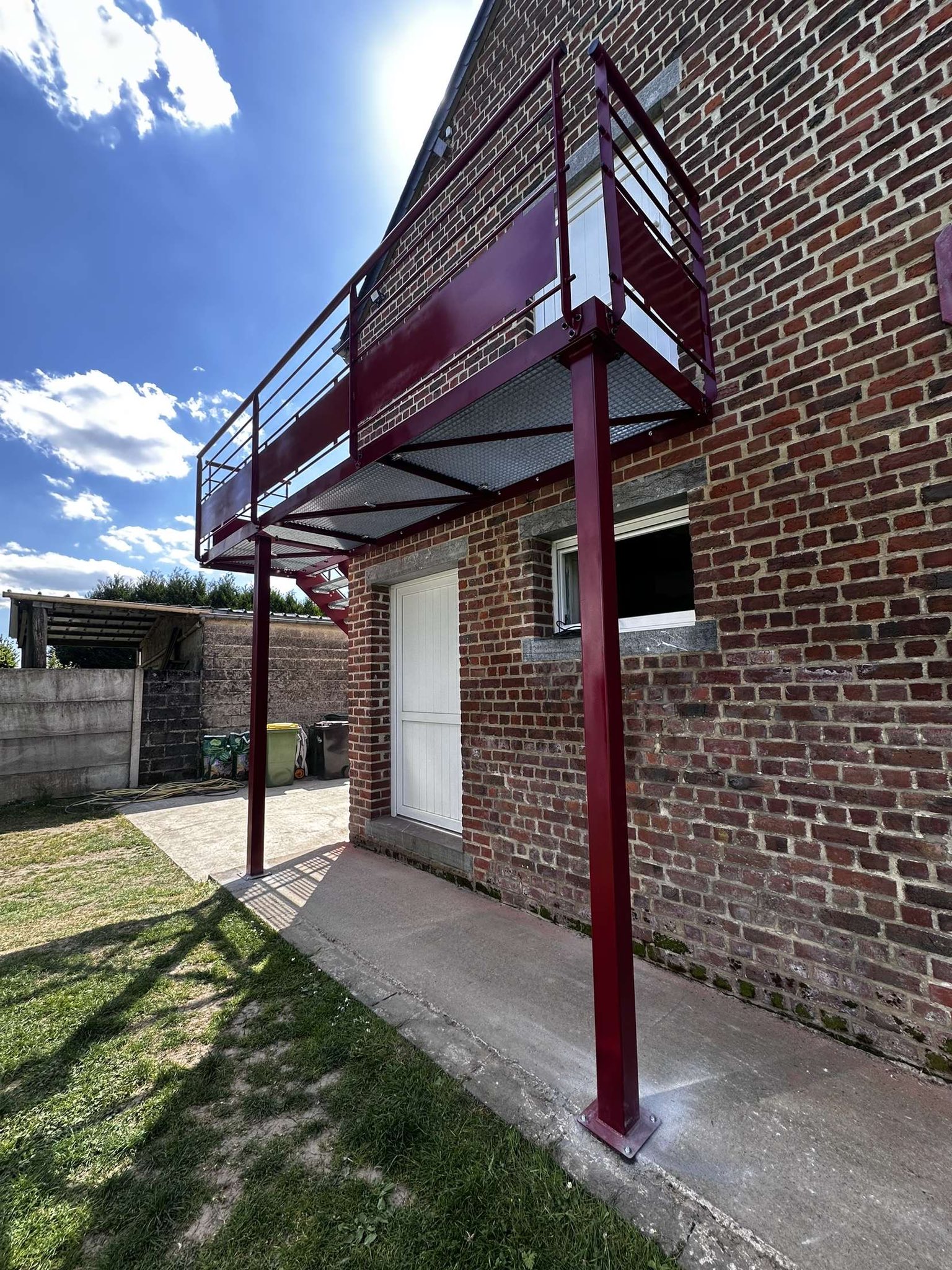 Garde-corps extérieuren acier